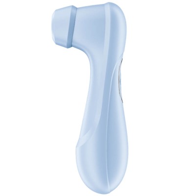SATISFYER - PRO 2ª GERAÇÃO 4 ESTIMULADOR CLITORIAL AZUL SERENO - D-246921 - Dona Pimenta